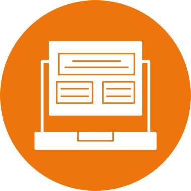 Bağımlılıklar. Web simgesi basit illüstrasyon