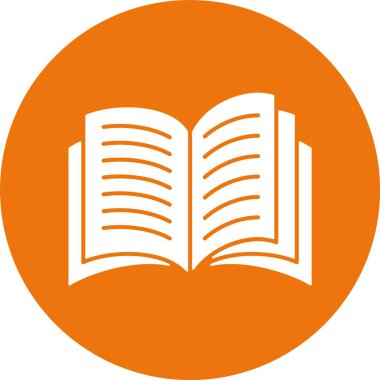 kitap simgesi vektör illüstrasyonu 