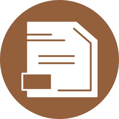 dosya web simgesi, basit vektör illüstrasyonu