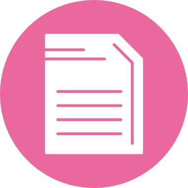 Vektör belgesi Simge illüstrasyonu 