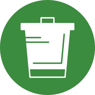 Çöp kutusu vektör illüstrasyonuName 