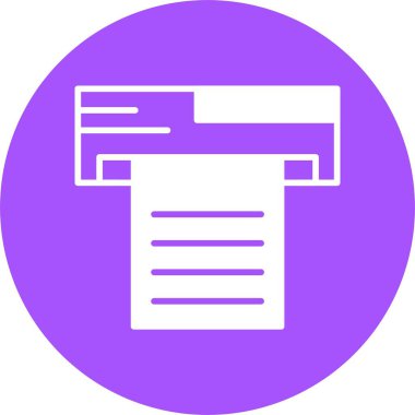 Yazıcı web simge vektör çizim 