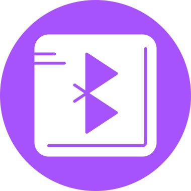 Bluetooth simgesinin vektör çizimi