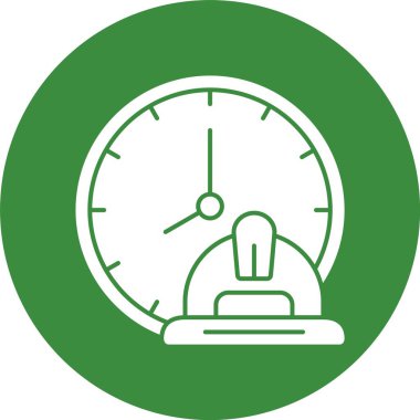 Saat simgesi vektör illüstrasyonu 