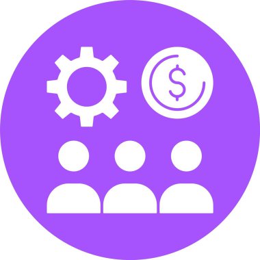 İş yeri Çeşitliliği web simgesi, basit vektör illüstrasyonu.