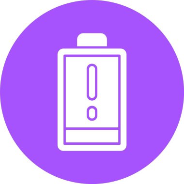 pil yükleme ikonu vektör çizimi