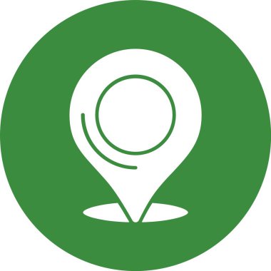 konum. Web simgesi basit illüstrasyon 