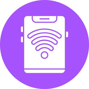 wifi web simgesi, basit vektör illüstrasyonu