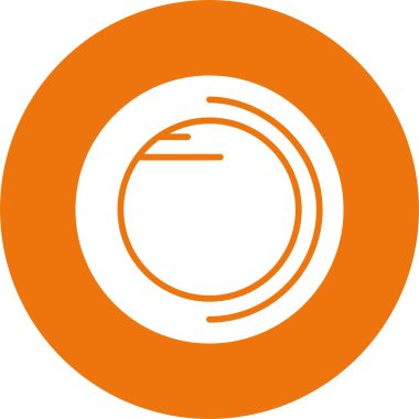 Bozuk para web simgesi, basit vektör illüstrasyonu.