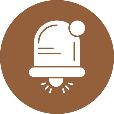 bildirim web simgesi, basit vektör illüstrasyonu.