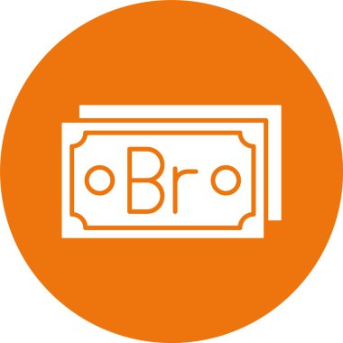  Etiyopya Birr Web simgesi basit illüstrasyon