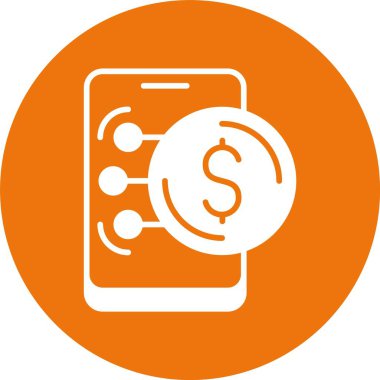 USD Dolar simge vektör illüstrasyonu