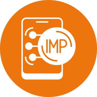 Man Pound Web ikon vektör illüstrasyonu adası