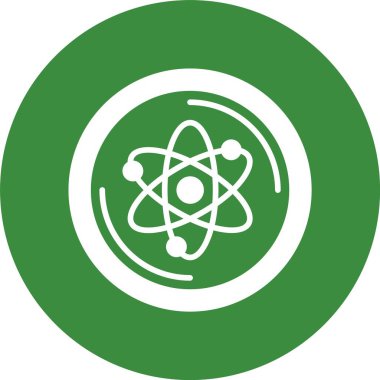 Kozmos web simgesi, basit vektör illüstrasyonu