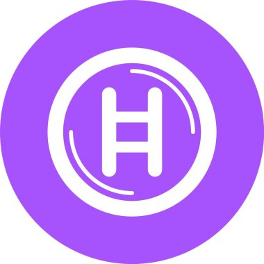 Hedera logo web simgesi vektör illüstrasyonu 