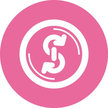 Özlem finans simgesi, vektör illüstrasyonu