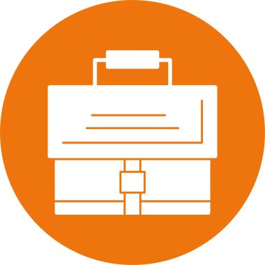 evrak çantası web simgesi, basit vektör illüstrasyonu