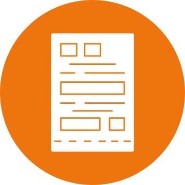 Alınan ağ simgesi, basit vektör illüstrasyonu