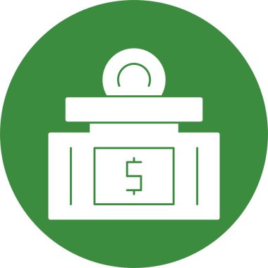 tasarruf web simgesi, basit vektör illüstrasyonu