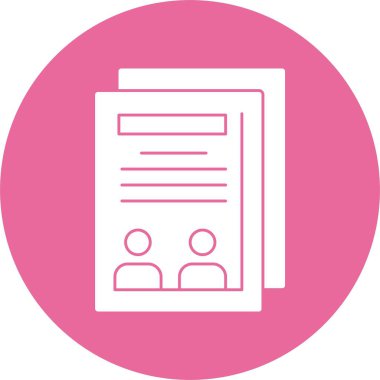 İşbirliği web simgesi, basit vektör illüstrasyonu