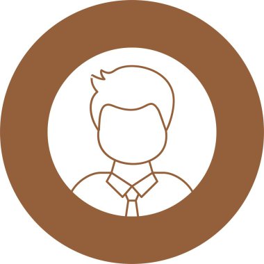 kullanıcı web simgesi, basit vektör illüstrasyonu