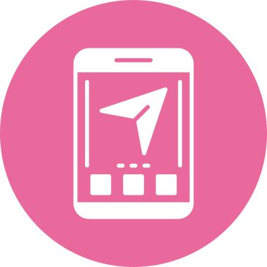 Web simgesi, basit vektör illüstrasyonuName