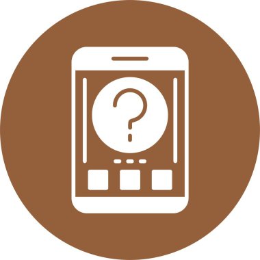 akıllı telefon simgesi, vektör illüstrasyonu basit tasarım