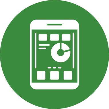 akıllı telefon simgesi, vektör illüstrasyonu basit tasarım