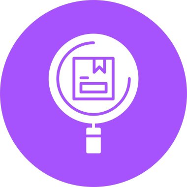 arama web simgesi, basit vektör illüstrasyonu