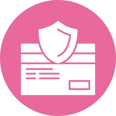 Güvenli Kontrol simgesi, vektör illüstrasyonu basit tasarım