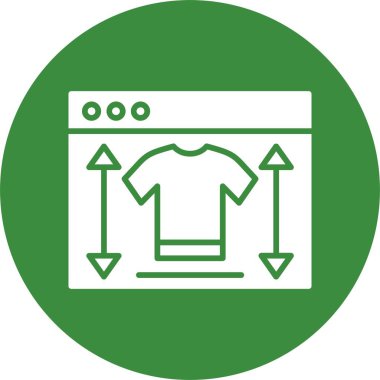 Renk Seçeneği simgesi, vektör illüstrasyonu basit tasarım