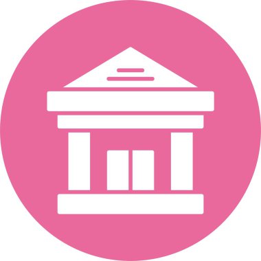 Modern banka binasının vektör çizimi