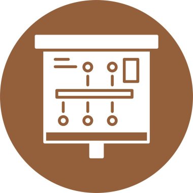 finans grafik simgesi, vektör illüstrasyonu basit tasarım