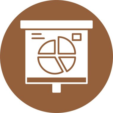 finans grafiği simgesi, vektör illüstrasyonu basit tasarım