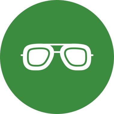 Gözlük. Web simgesi basit illüstrasyon