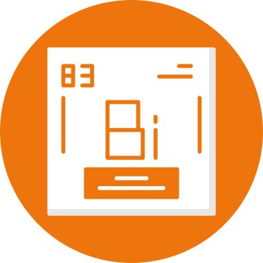Bismuth web simgesi vektör illüstrasyonu