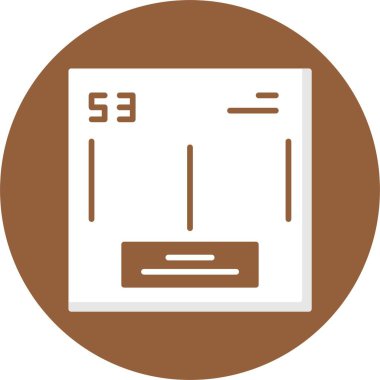 Lodine web simgesi vektör illüstrasyonu