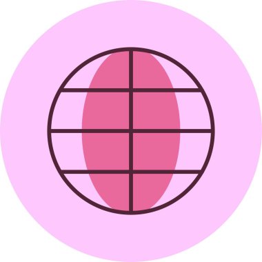 vektör illüstrasyon küresel ağ simgesi