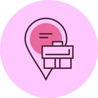Location web icon, simple vector illustration