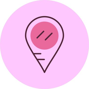 Location web icon, simple vector illustration