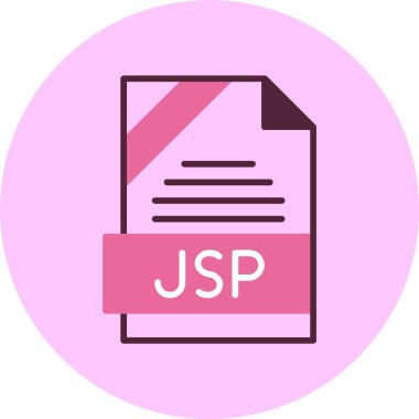 dosya biçimi simgesi, vektör illüstrasyonu 