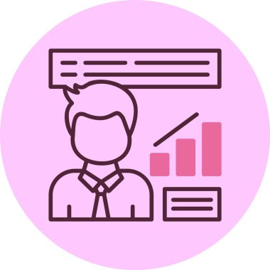 Büyüme simgesinin vektör illüstrasyonu