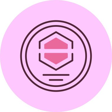 Şirket logosu simgesi, vektör illüstrasyonu basit tasarım