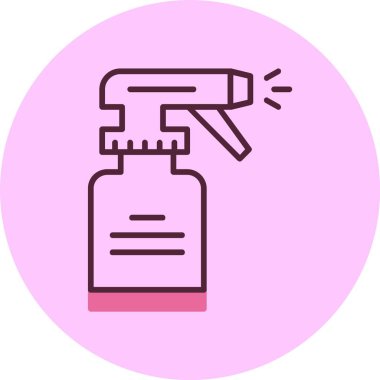 Sprey simgesinin vektör illüstrasyonu