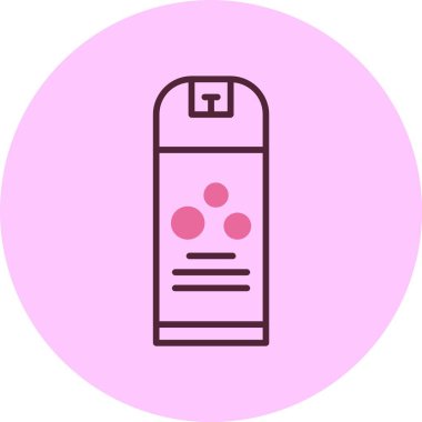 Hava temizleme simgesi, vektör illüstrasyonu basit tasarım