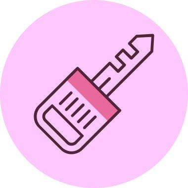 anahtar ağ simgesi, basit vektör illüstrasyonu