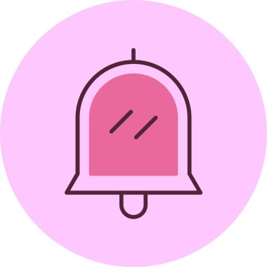 Çan simgesi vektör illüstrasyonu