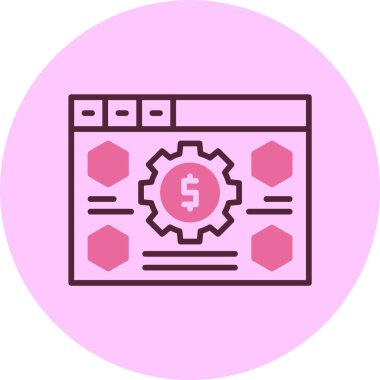 Teklif yönetimi.. web simgesi basit illüstrasyon