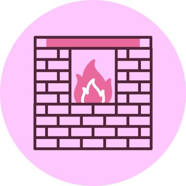 Taş Web simgesi, basit vektör illüstrasyonu