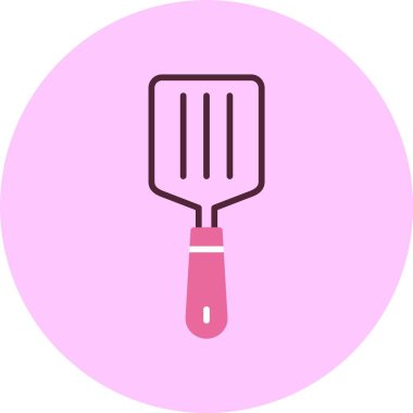 spatula. Web simgesi basit illüstrasyon